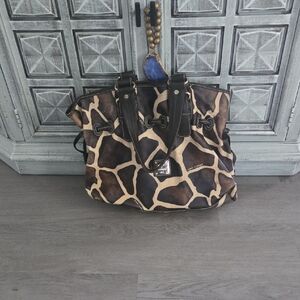 Dooney & Bourke Giraffe Print Tote Bag